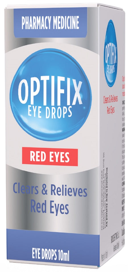 OPTIFIX Clear Red Eye Drops 10ml Matakana Pharmacy